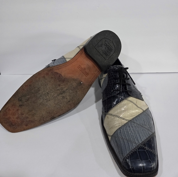 Stacy Adams Men\'s Patchwork Jazz Oxford Leather Dress Shoes Sz.13 M main image 9